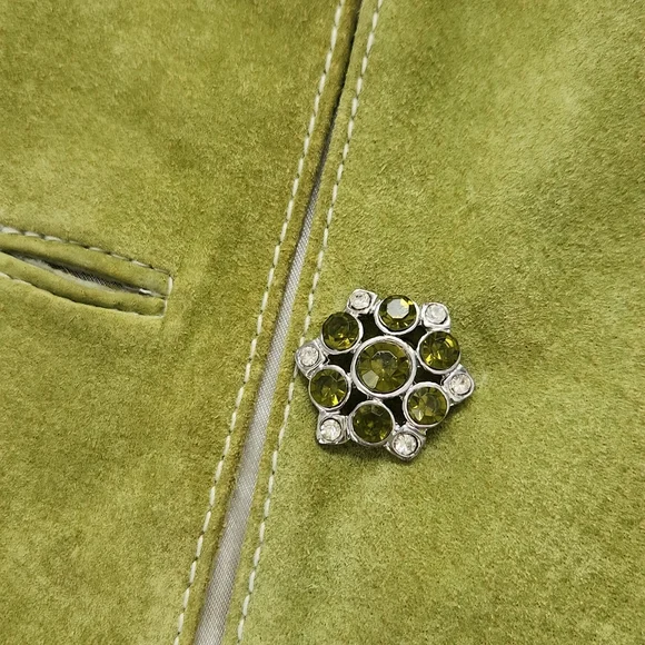 Wilsons leather maxima jacket Size S Color lime green - Picture 5 of 10